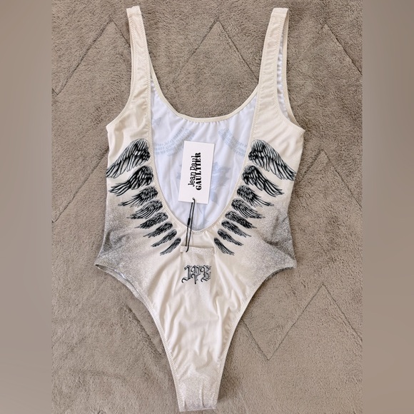 🔥Jean Paul Gaultier Tatoo Roses One-Piece Swimsuit🔥 - Picture 8 of 11